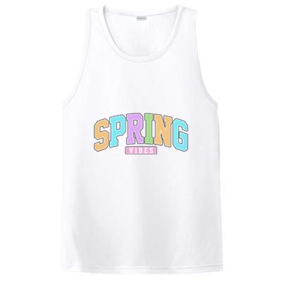 Spring Vibes Retro Varsity PosiCharge Competitor Tank