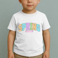 Spring Vibes Retro Varsity Toddler T-Shirt