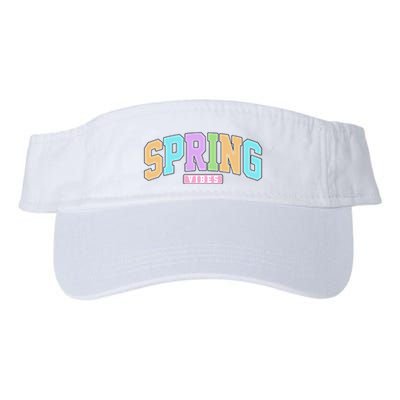 Spring Vibes Retro Varsity Visor