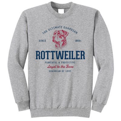 Styled Vintage Rottweiler Tall Sweatshirt