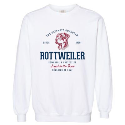 Styled Vintage Rottweiler Garment-Dyed Sweatshirt