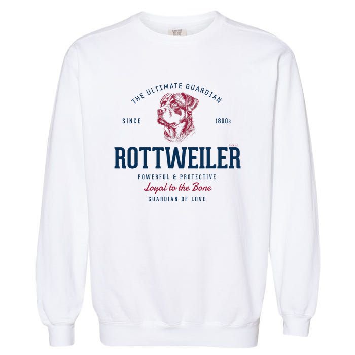 Styled Vintage Rottweiler Garment-Dyed Sweatshirt