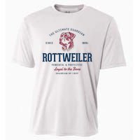 Styled Vintage Rottweiler Cooling Performance Crew T-Shirt