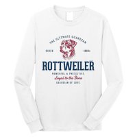 Styled Vintage Rottweiler Long Sleeve Shirt