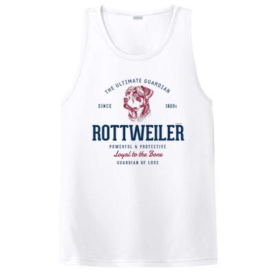 Styled Vintage Rottweiler PosiCharge Competitor Tank