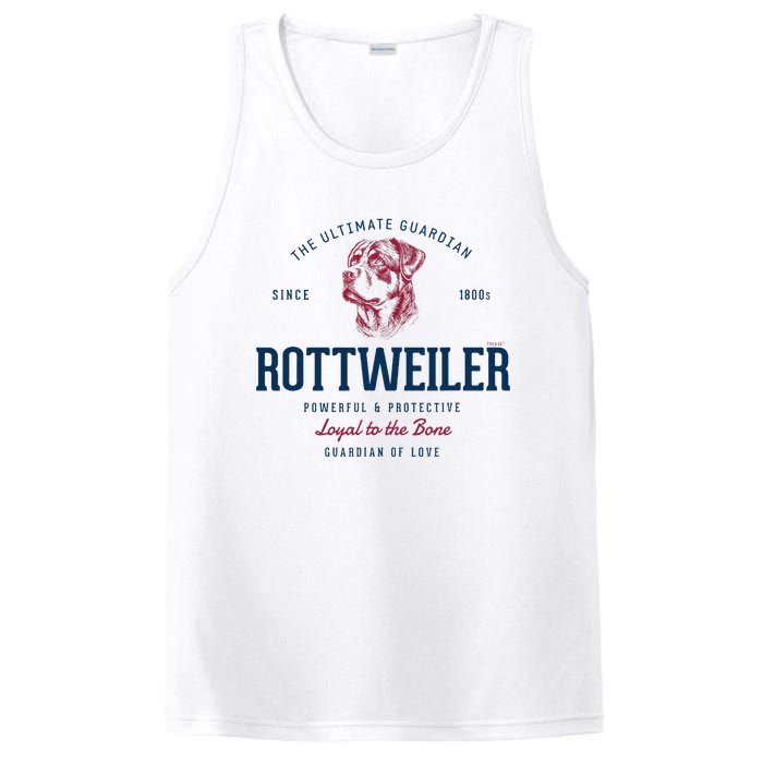 Styled Vintage Rottweiler PosiCharge Competitor Tank