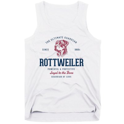 Styled Vintage Rottweiler Tank Top