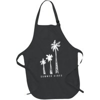 Summer Vibes Retro Palm Tree Apron