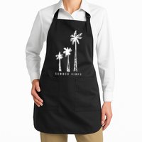 Summer Vibes Retro Palm Tree Apron