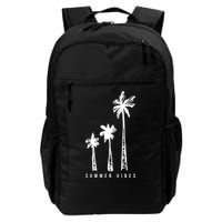 Summer Vibes Retro Palm Tree Backpack