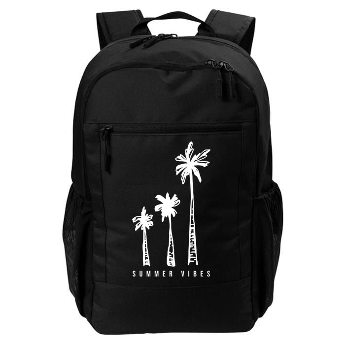 Summer Vibes Retro Palm Tree Backpack