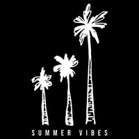 Summer Vibes Retro Palm Tree 16 in Basic Backpack
