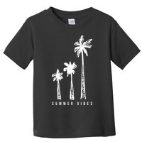 Summer Vibes Retro Palm Tree Toddler T-Shirt