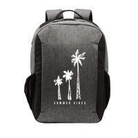 Summer Vibes Retro Palm Tree Vector Backpack