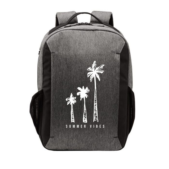 Summer Vibes Retro Palm Tree Vector Backpack