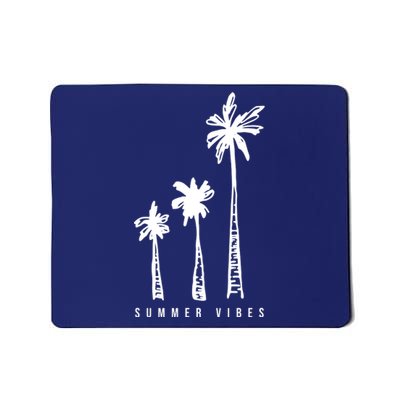 Summer Vibes Retro Palm Tree Mousepad