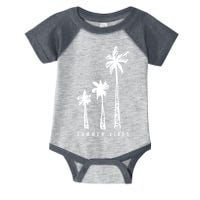 Summer Vibes Retro Palm Tree Infant Baby Jersey Bodysuit