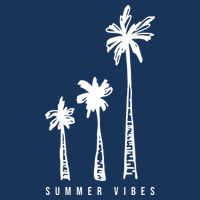 Summer Vibes Retro Palm Tree Infant Baby Jersey Bodysuit