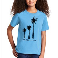 Summer Vibes Retro Palm Tree Kids T-Shirt