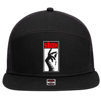 Stax Volt Records 7 Panel Mesh Trucker Snapback Hat