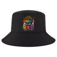 Summer Vacation Retro SchoolS Out Forever Retirement 2024 Cool Comfort Performance Bucket Hat