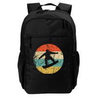 Snowboarding Vintage Retro Snowboarder Daily Commute Backpack