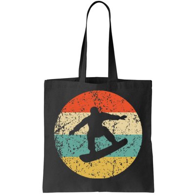 Snowboarding Vintage Retro Snowboarder Tote Bag