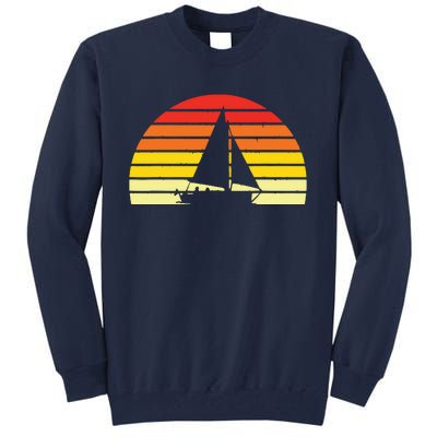 Sailing Vintage Retro Sailboat Boating Boat Sailor Gift Tall Sweatshirt