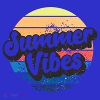 Summer Vibes Retro Distressed Fun Vacay Beach Lake Quote Gift Tall T-Shirt