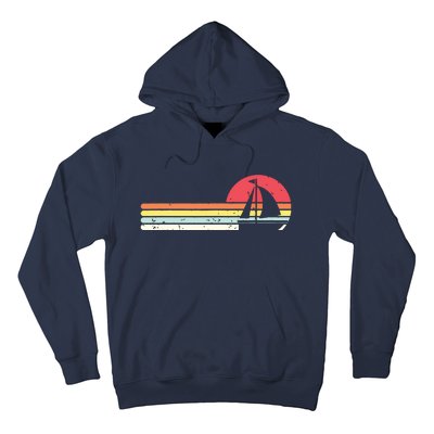 Sailing Vintage Retro Sailboat Boating Boat Sailor Gift Hoodie