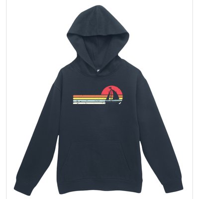 Sailing Vintage Retro Sailboat Boating Boat Sailor Gift Urban Pullover Hoodie