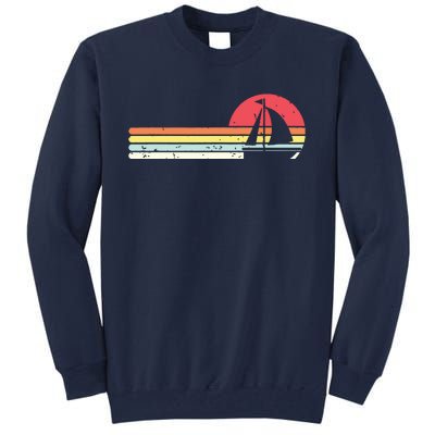 Sailing Vintage Retro Sailboat Boating Boat Sailor Gift Tall Sweatshirt