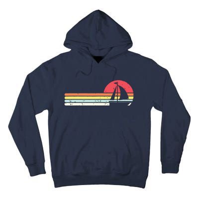 Sailing Vintage Retro Sailboat Boating Boat Sailor Gift Tall Hoodie