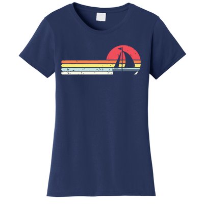 Sailing Vintage Retro Sailboat Boating Boat Sailor Gift Women's T-Shirt