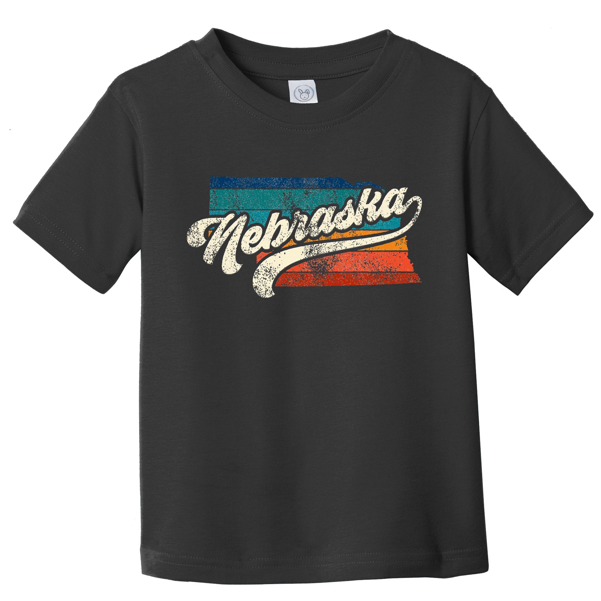 Sunset Vintage Retro Nebraska Home State Ne 70s 80s Style Toddler T-Shirt