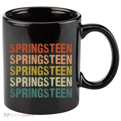 Springsteen Vintage Retro 11oz C Handle Ceramic Mug