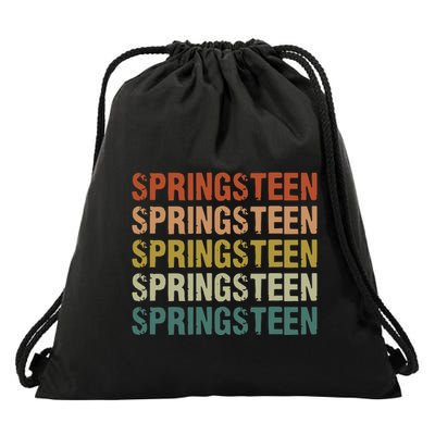 Springsteen Vintage Retro Drawstring Bag