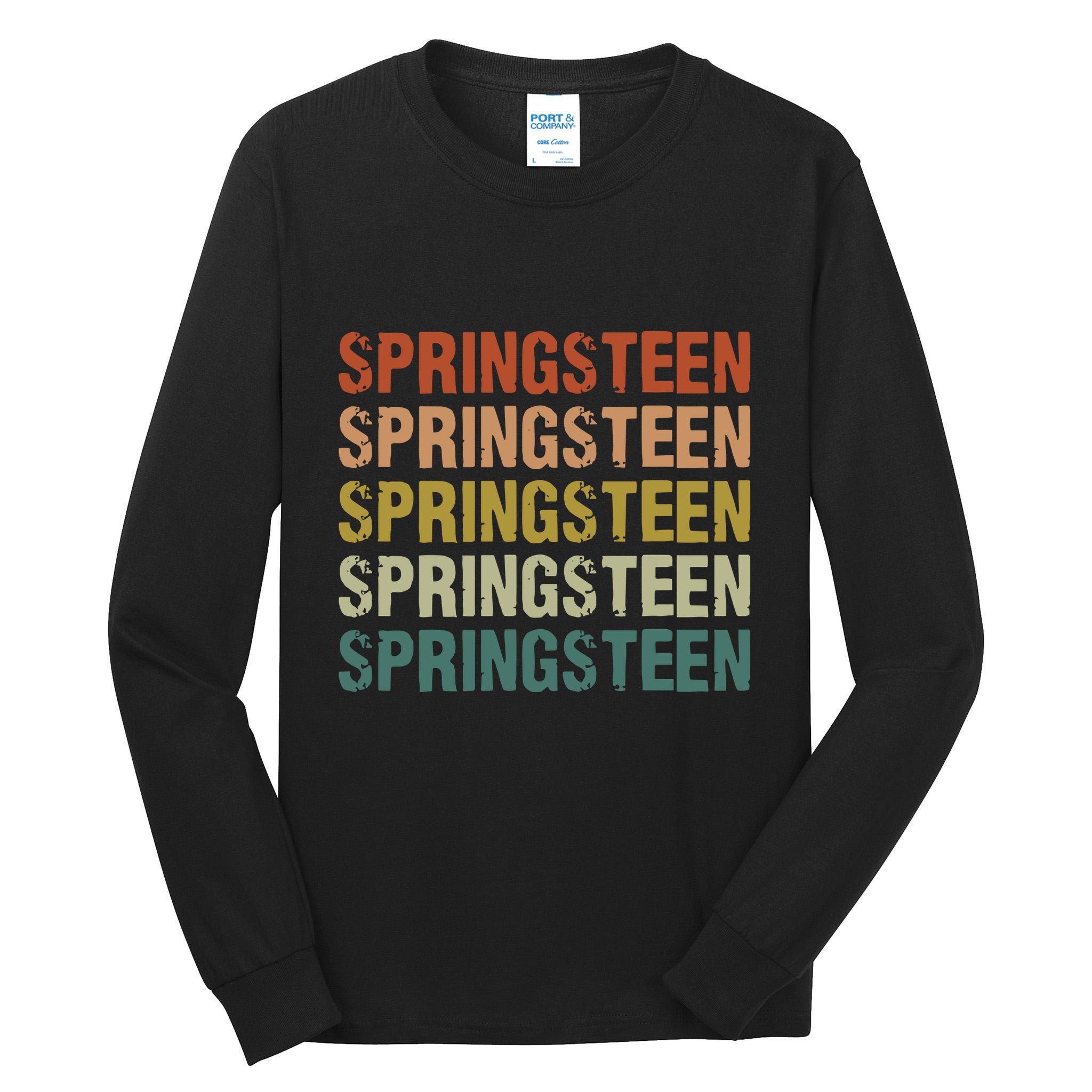 Springsteen Vintage Retro Tall Long Sleeve T-Shirt