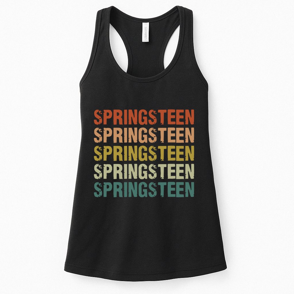 Springsteen Vintage Retro Womens Tank Top