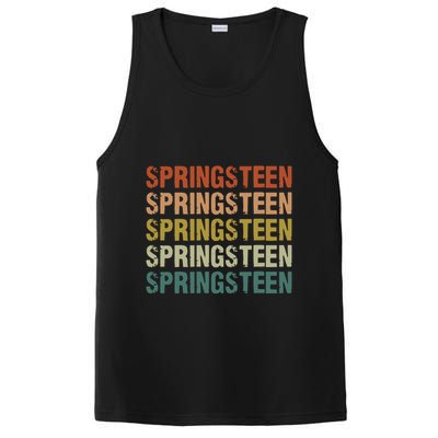 Springsteen Vintage Retro PosiCharge Competitor Tank