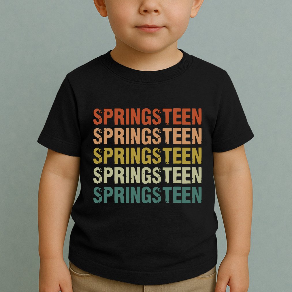 Springsteen Vintage Retro Toddler T-Shirt