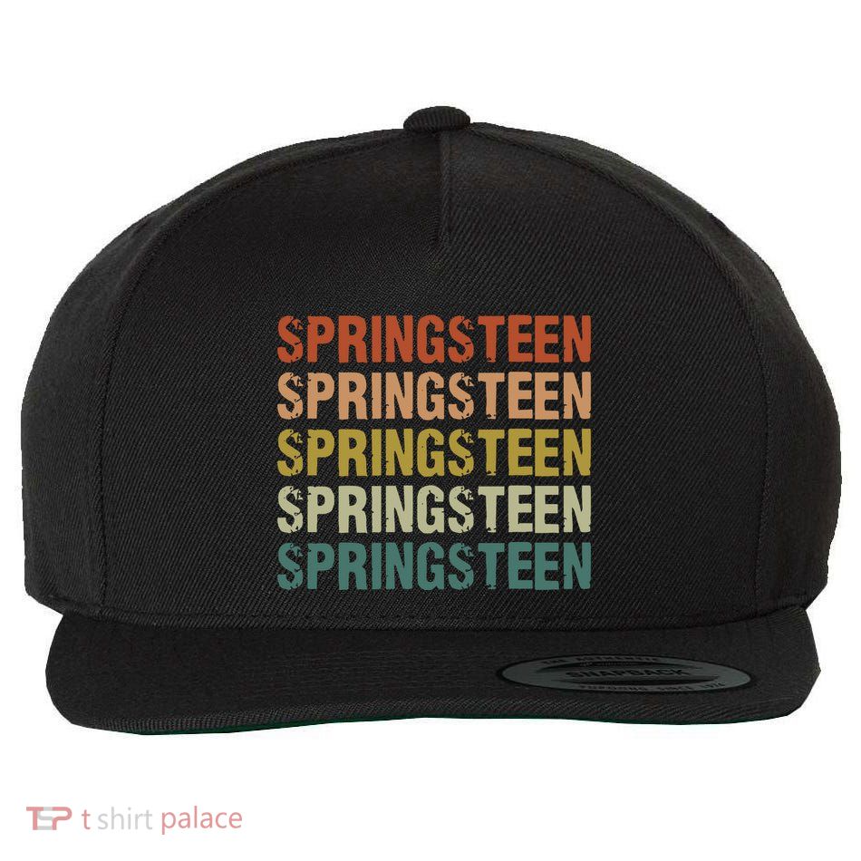 Springsteen Vintage Retro Wool Snapback Cap