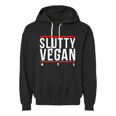 Slutty Vegan Run Slutty Garment-Dyed Fleece Hoodie