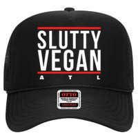 Slutty Vegan Run Slutty High Crown Mesh Back Trucker Hat