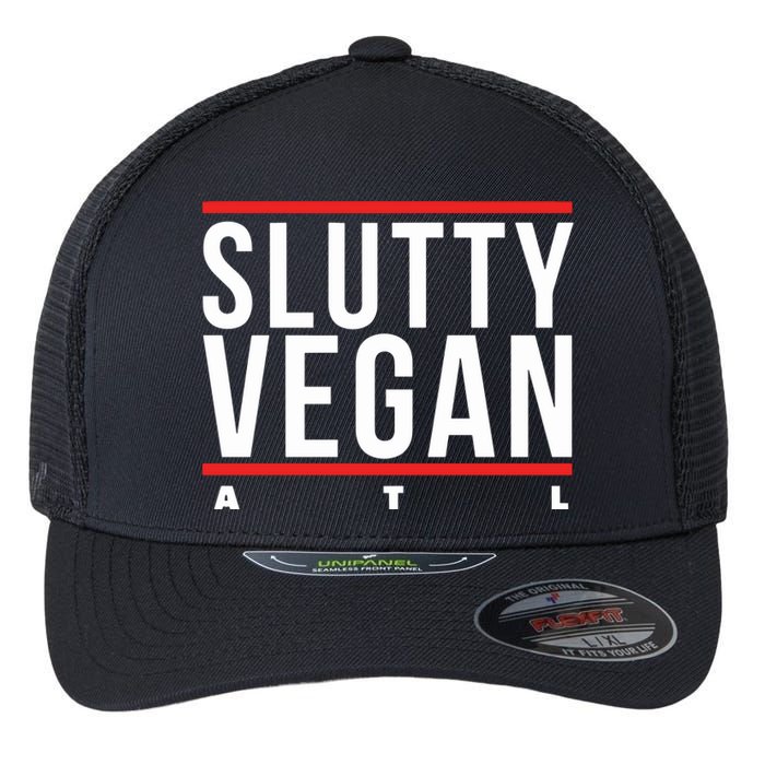 Slutty Vegan Run Slutty Flexfit Unipanel Trucker Cap