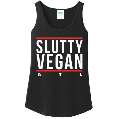 Slutty Vegan Run Slutty Ladies Essential Tank