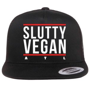 Slutty Vegan Run Slutty Flat Bill Trucker Hat