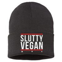 Slutty Vegan Run Slutty Sustainable Knit Beanie