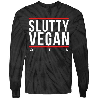 Slutty Vegan Run Slutty Tie-Dye Long Sleeve Shirt