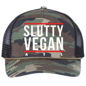 Slutty Vegan Run Slutty Retro Rope Trucker Hat Cap